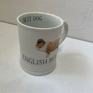 JULIANNA SWANEY FOR FRINGE ENGLISH BULLDOG CERAMIC MUG